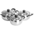 3Pcs Stainless Steel Stock Pot 