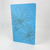 Blue Inked Flowers Style 1 Handmade Saddle Bound A5 ish sized Notebook