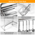 Over Sink Dish Drying Rack Shelf Stainless Steel Kitchen