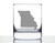 Missouri Outline Whiskey Rocks Glass - Missourians Gifts