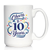 Cheers 10  Coffee Mug - 10th Anniversary Gifts