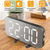 Mirror LED Alarm Clock