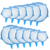 12 Pack Silicone Stretch Lids 6 Sizes BPA-free Silicone Lids