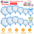 12 Pack Silicone Stretch Lids 6 Sizes BPA-free Silicone Lids