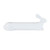 Set of Four White Ceramic Rabbit Garden Accents Accessories
