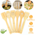 6Pcs Cooking Utensil Bamboo Wooden Spoons