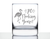 Flocking 70 Whiskey Rocks Glass - 70th Birthday Gifts