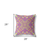 28" X 28" Purple And Yellow Broadcloth Floral Throw Pillow