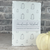White Pumpkins Pattern - A5 ish size Handmade Saddle Bound Notebook