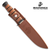 BudK USMC Tribute Knife + Sheath SS Blade Leather Handle 