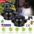 2Pcs Solar Powered Gutter Lights