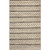 Natural Krachaw Jute Geometric Stripes Rug