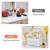 3 Tiers Makeup Organizer Cosmetic Storage Box 