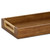 32" Brown Solid Wood Handmade Vanity Tray With Handles