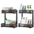 2Pcs Under Sink Organizer 2 Tier 