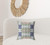 20"x20" Green Pink Indigo Zippered Suede Geometric Throw Pillow
