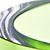 6 Mouth Blown Crystal European Made Lead Free Spring Green Bowl