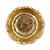 5" Gold Cast Iron Handmade Round Trinket Tray