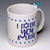 I Love You a Latke Mug