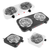 2000W Electric Double Burner Portable Coil Heating Hot Plate Stove 