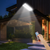 Solar Powered Wall Light 504 LED Beads PIR Motion Sensor Lamp