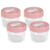 4Pcs Overnight Oats Containers 
