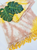 Throw Blanket Cotton -Quick fold throw Tabacco/Yellow
