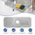 Faucet Splash Mat 14.56x5.51in Silicone Sink Drying Mat 