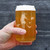 Pickleball Player Male Beer Can Pint Glass  Gifts
