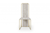 Set of Two Beige And Gold Upholstered Dining Side Chairs