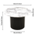 47 Inch Round Dining Table for 4