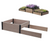 Terraced Double Bed Extension 36" L x 74"/38“ W x 7"/14" H