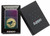 Zippo Raven Design Iridescent Violet and Brass Genuine Pocket Lighter 
