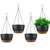 4Pcs 9.64In Diameter Hanging Planter 