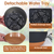 4Pcs 9.64In Diameter Hanging Planter 