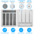 2Pcs Silverware Organizer Utensil Flatware 