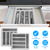 2Pcs Silverware Organizer Utensil Flatware 