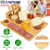 Bamboo Cheese Board Charcuterie Cheese Platter Board Serving Tray 