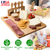 Bamboo Cheese Board Charcuterie Cheese Platter Board Serving Tray 