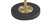 65" Black Torchiere Floor Lamp With White Globe Shade