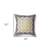 20" X 20" Blue Yellow Broadcloth Floral Throw Pillow
