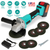 21V Cordless Angle Grinder Kit 