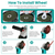 21V Cordless Angle Grinder Kit 