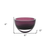6 Mouth Blown European Made Lead Free Purple Crystal Bowl