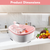 Fruit Vegetable Cleaning Device Salad Manual Washing Spinner 