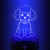 Poodle Nightlight | Cute Puppy Dog LED Pet Lover Pup Light