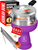 Premium Purple Silicone Hookah Bowl Set Universal Phunnel Hookah Head Bowl for Perfect Heat Management Durable, Easy-to-Clean Hookah Top with Tongs Sh