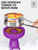 Premium Purple Silicone Hookah Bowl Set Universal Phunnel Hookah Head Bowl for Perfect Heat Management Durable, Easy-to-Clean Hookah Top with Tongs Sh