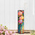 36" Blue Pink Yellow Green Orange And White Solid Wood Hydrangeas Porch Sign