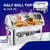 L Dual Tray Stainless Steel Roll Top Chafing Dish Food Warmer